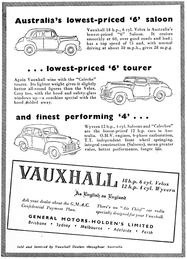 1950 Vauxhall Velox Wyvern & Tourer